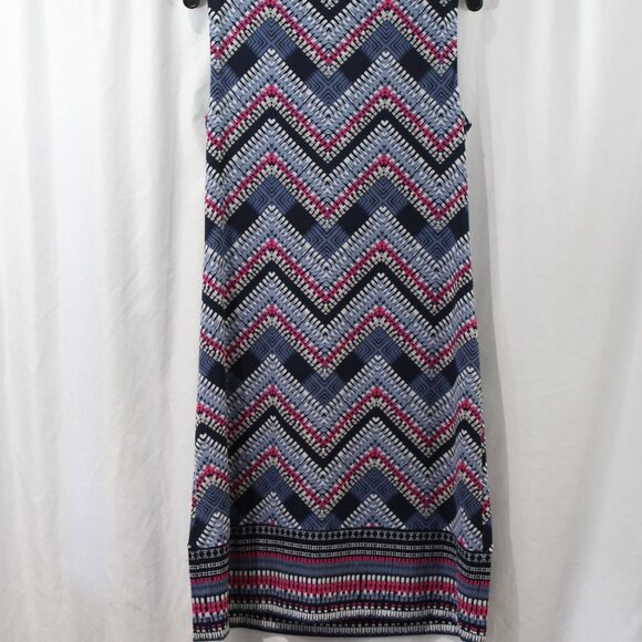 JM Collection‎ Multicolor Embellished Sleeveless Dress - Picture 4 of 5